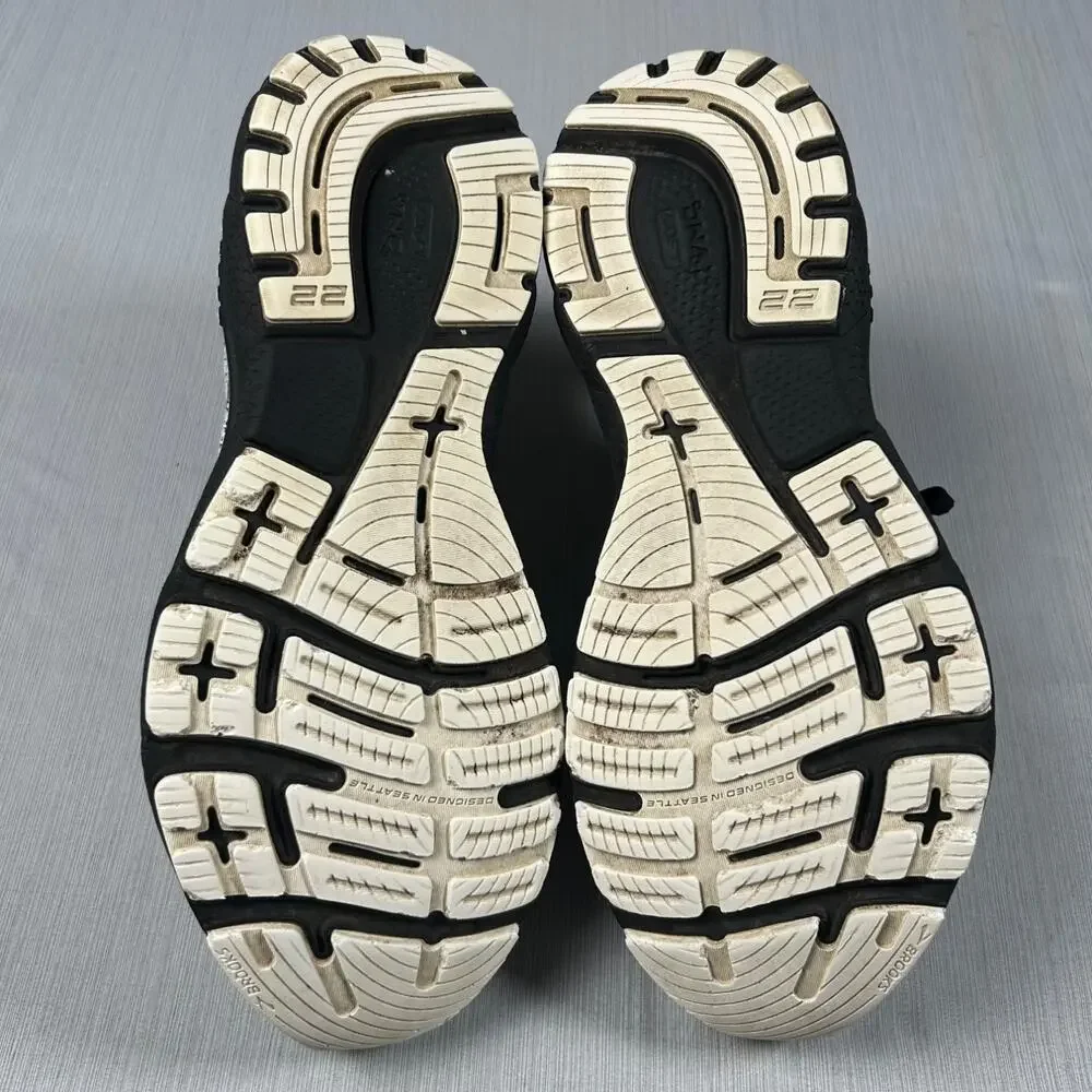 Brooks Adrenaline GTS 22 Men's Size 11 Wide 2E Running Shoes White 1103662E135